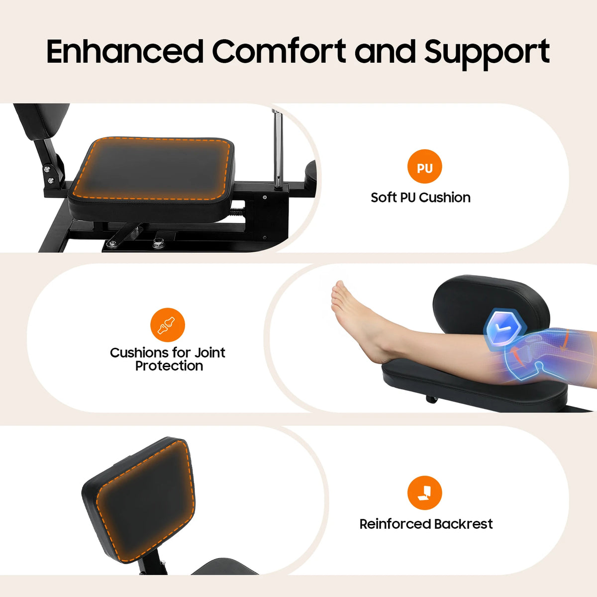 Adjustable Leg Stretching Trainer And Split Machine For Home Gym