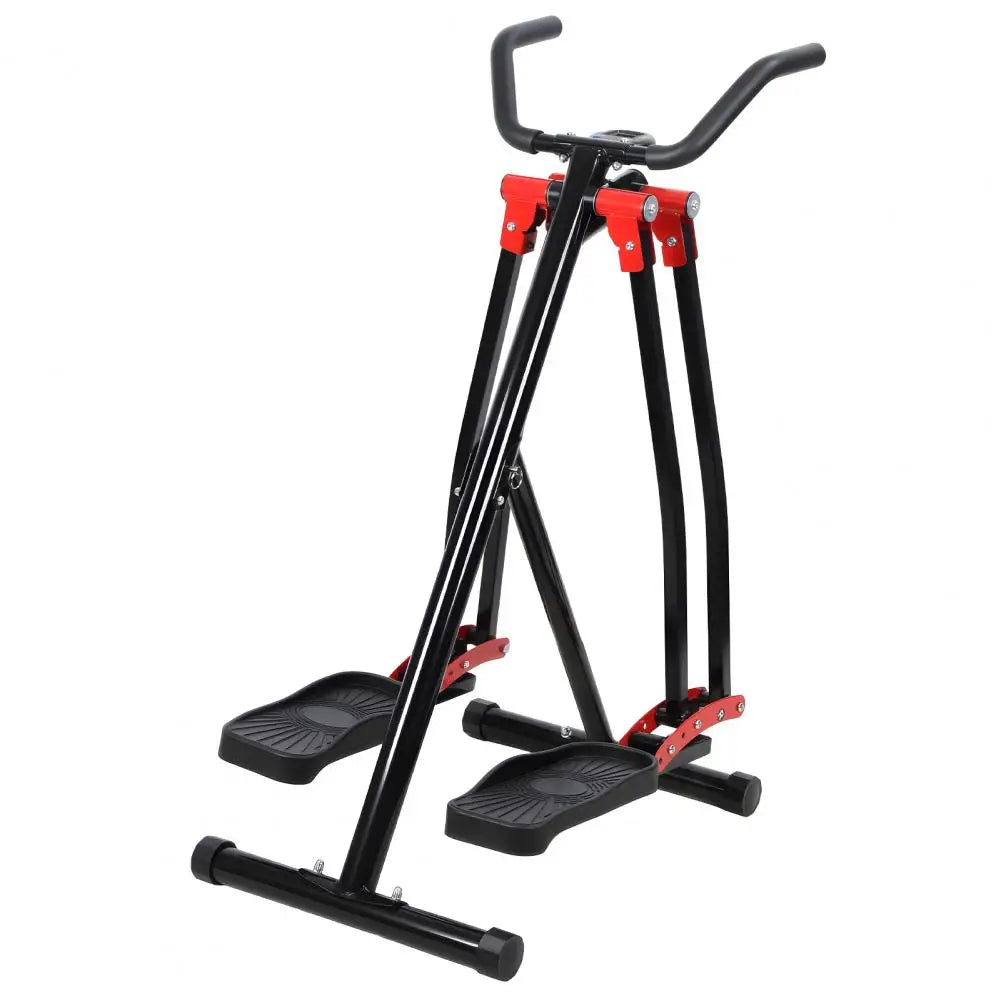 Foldable Elliptical Air Walker Cross Trainer With LCD Monitor