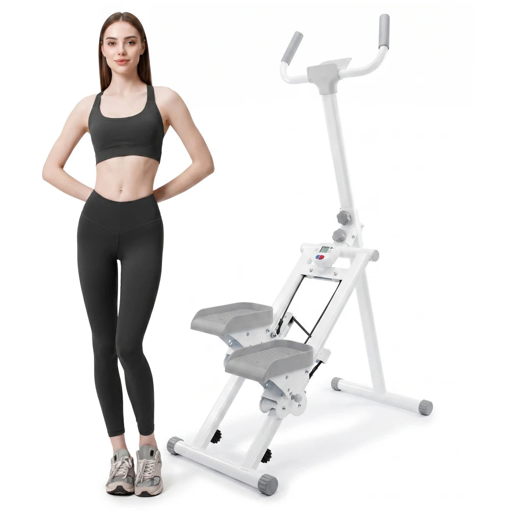 Vertical Stair Stepper With LCD Display For Full Body Cardio