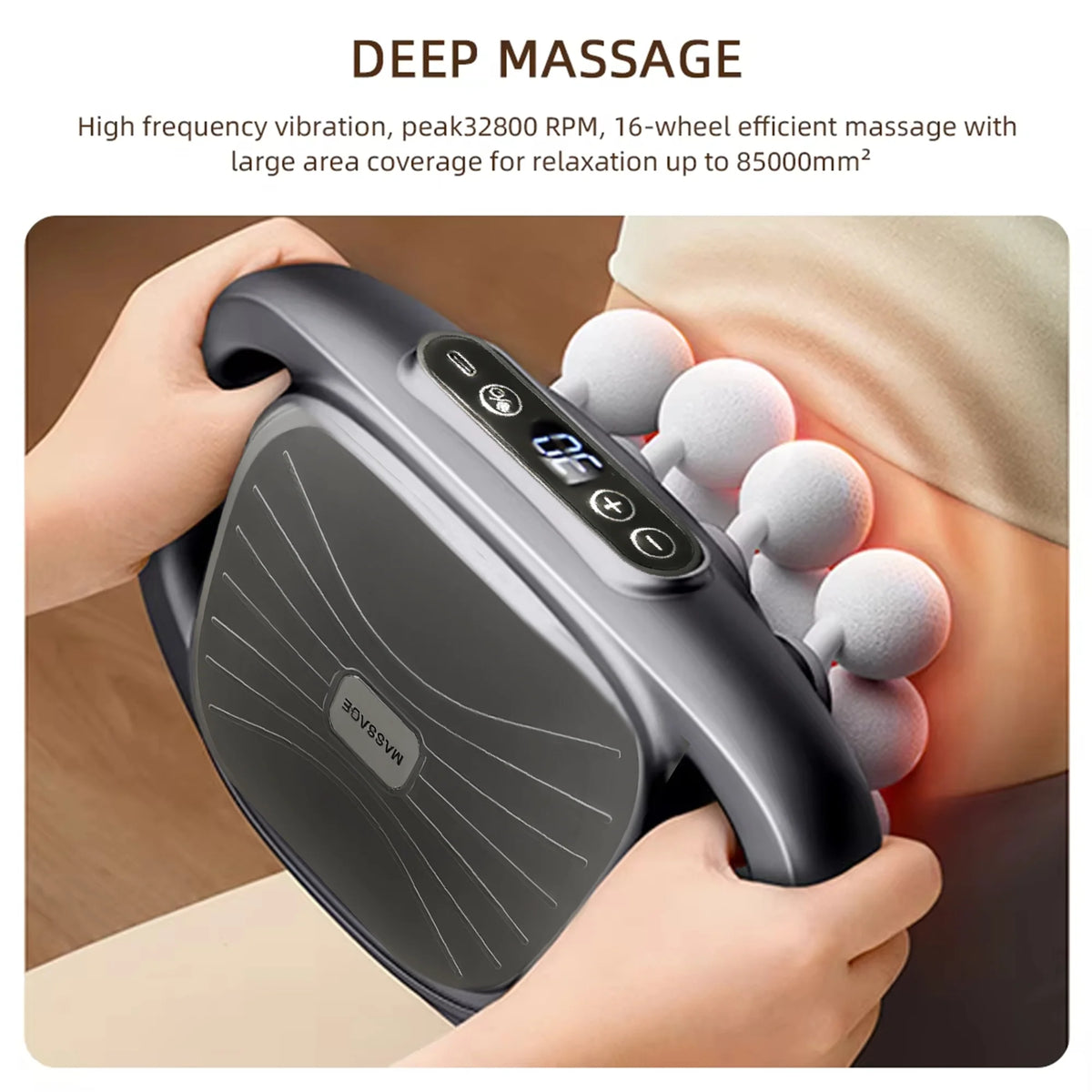 FODRK Deep Tissue Massage Gun for Muscle Recovery and Relaxation