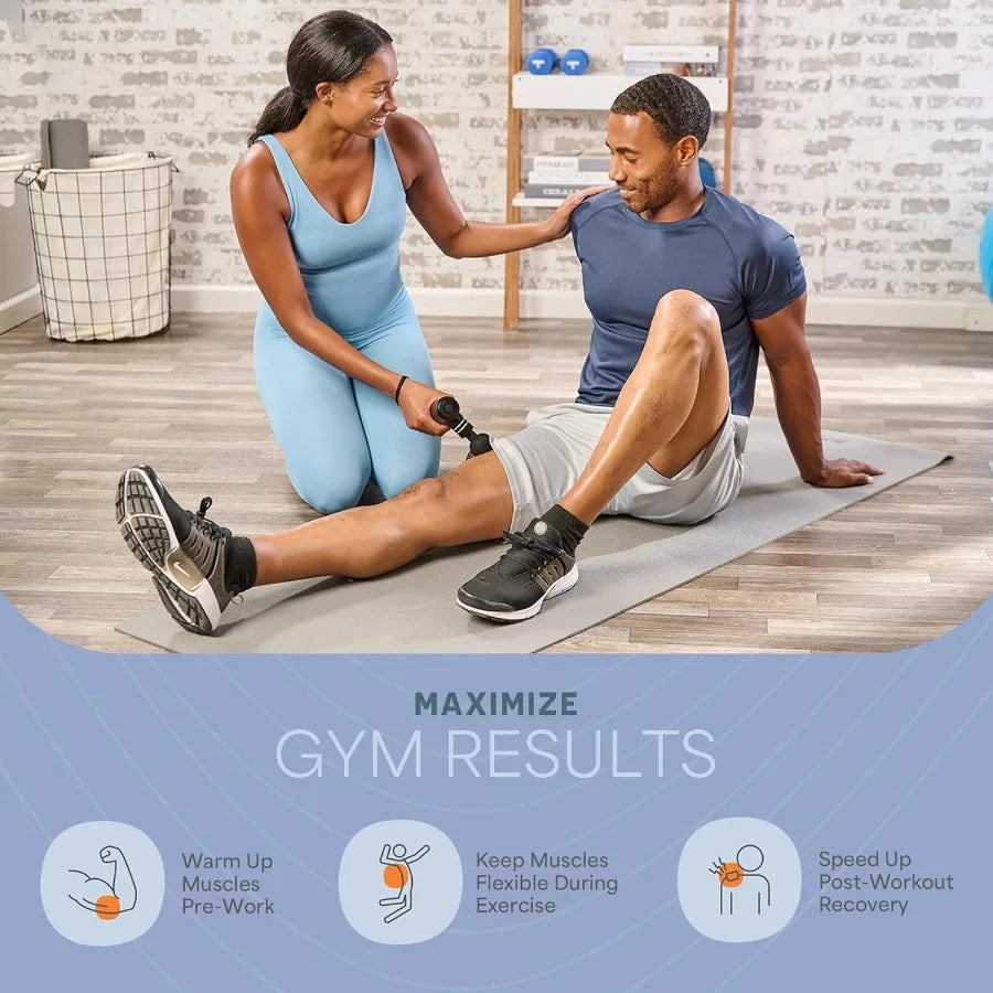 Percussion Massage Gun Deep Tissue Handheld Massager Industrial-Grade FSA Eligible