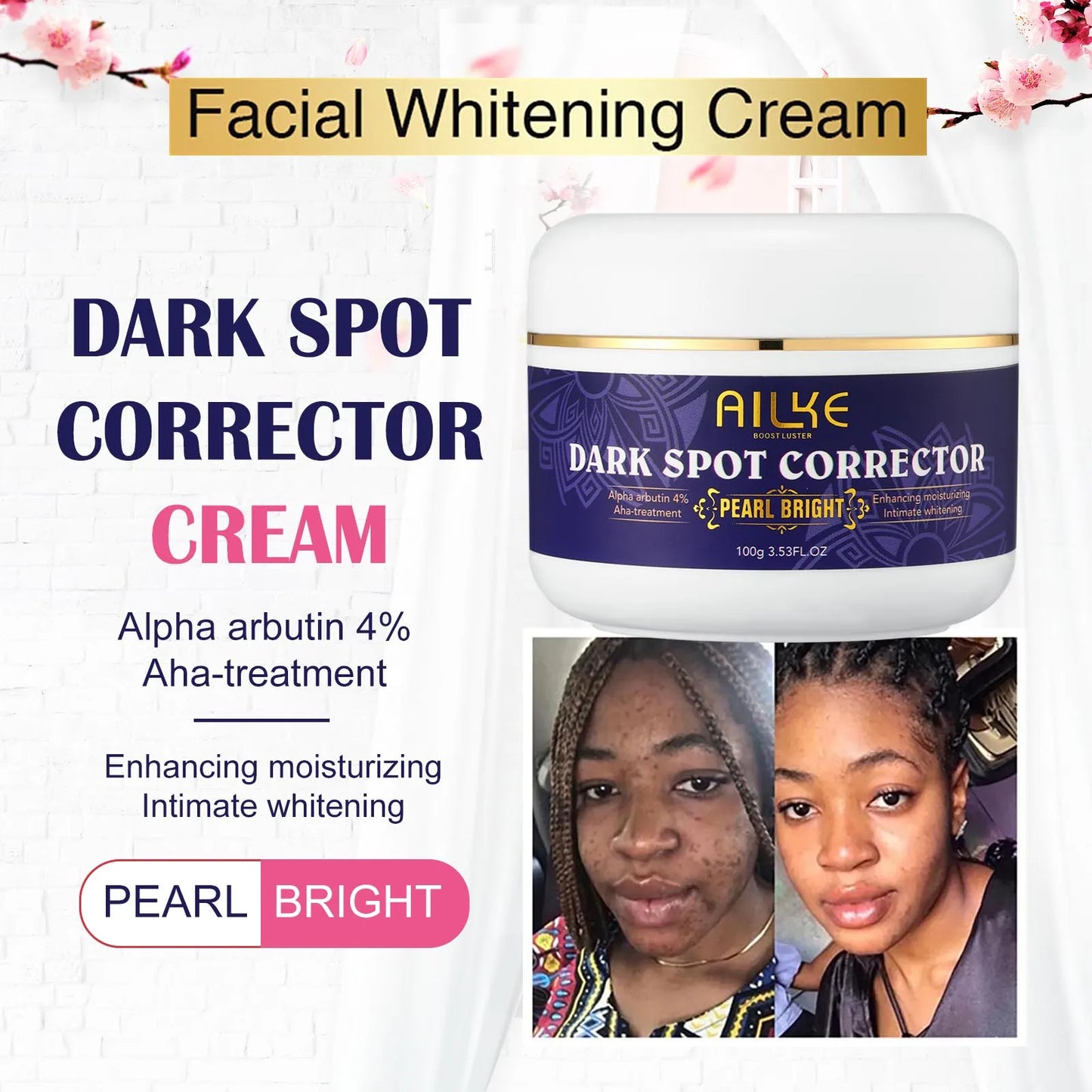 AILKE Whitening Skin Care Set For Dark Spot Reduction
