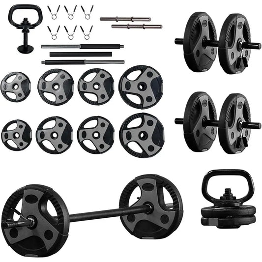 Adjustable Weight Set For Home Gym Bar And Accessories