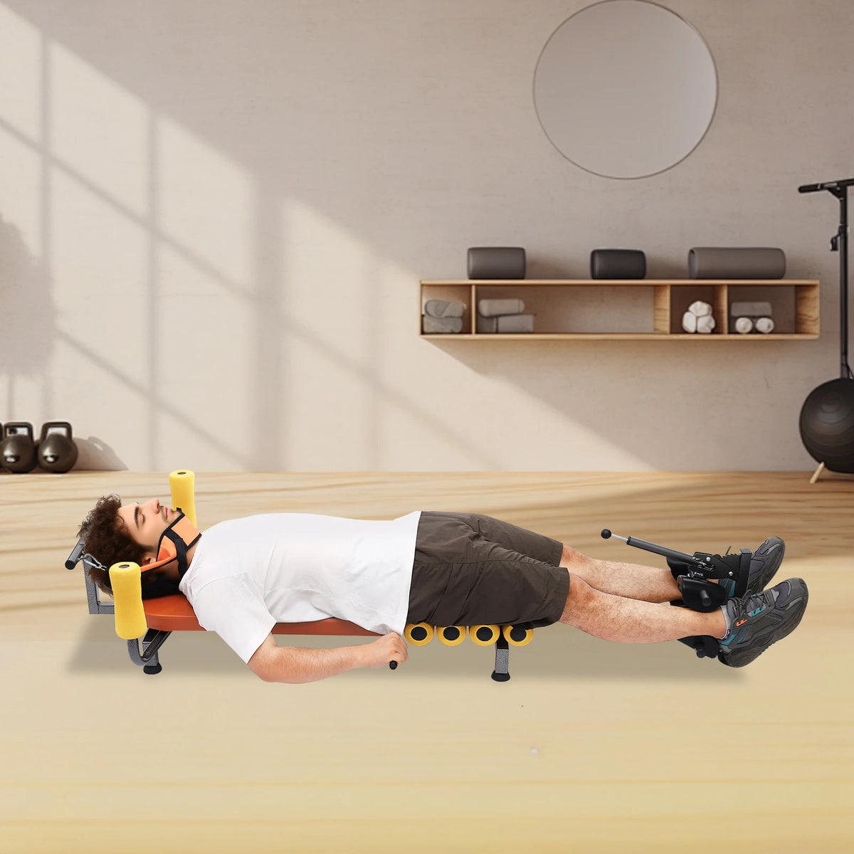 Adjustable Back Stretching Bench Neck Stretcher For Tension Relief