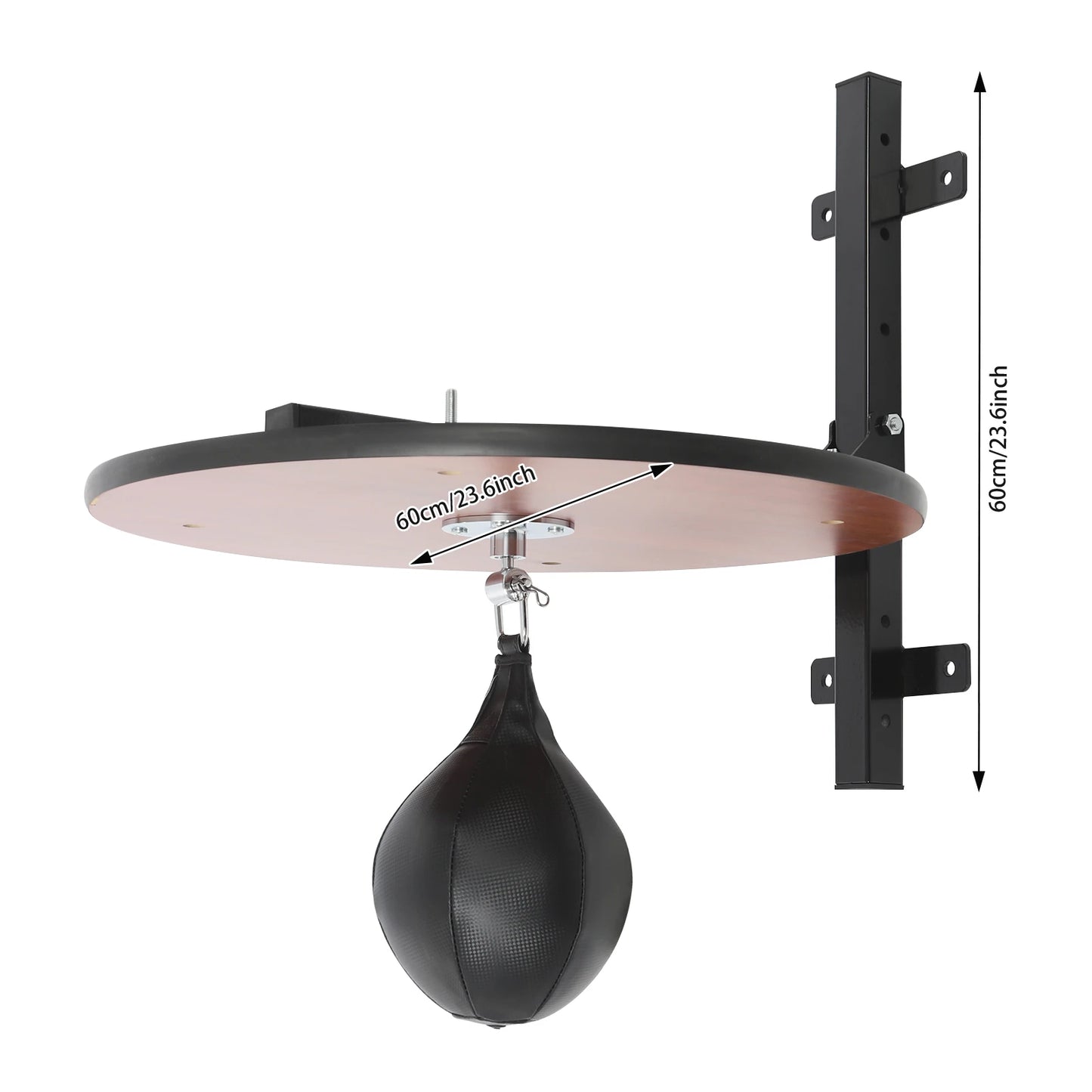Wall Mounted Heavy Duty Boxing Training Equipment Adjustable Height Platform