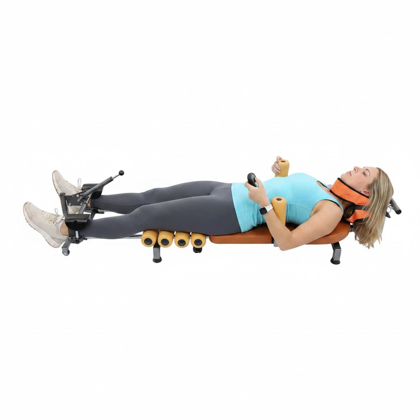 Electric Stretching Bench Adjustable Back Stretching Machine With Remote