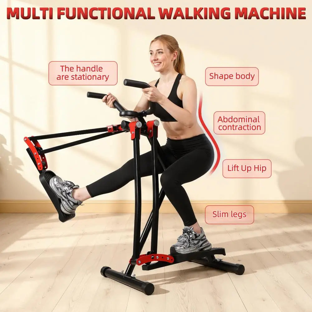 Foldable Elliptical Air Walker Cross Trainer With LCD Monitor