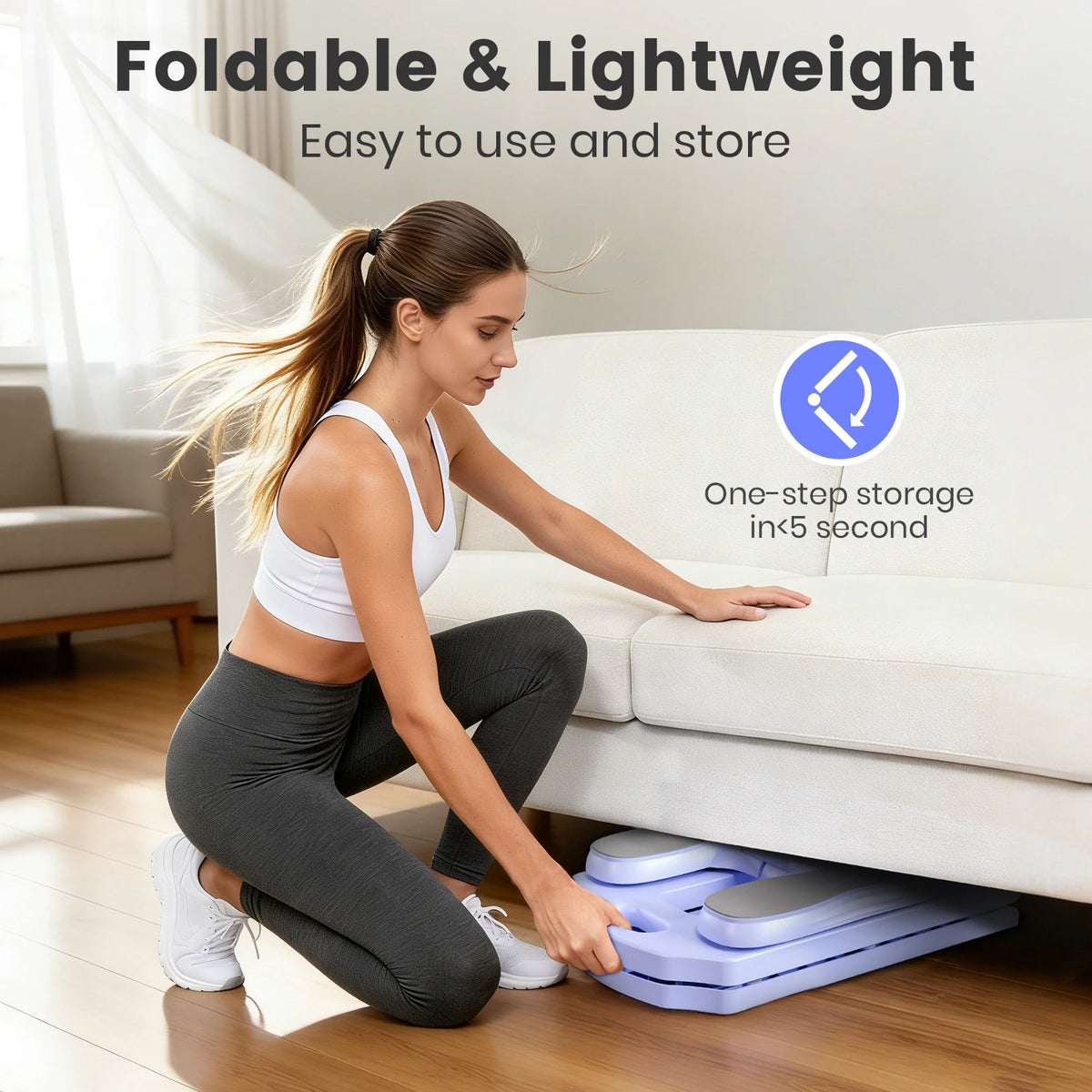 Foldable Pilates Ab Board Multifunctional Core Strength Trainer