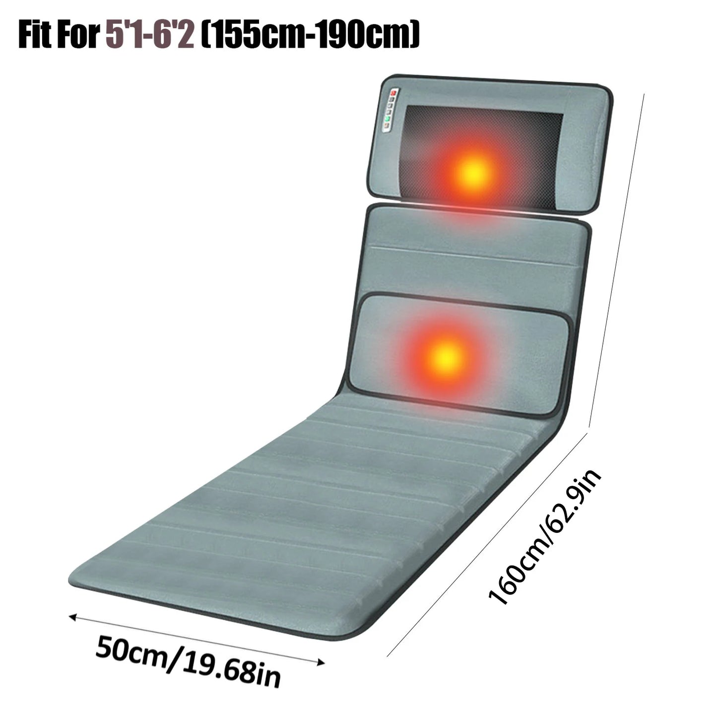 Electronic Therapeutic Wholebody Massage Mat Vibration Bed MassagerDevice For Back