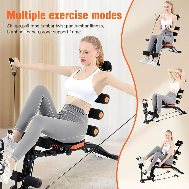 KBQ Foldable Abdominal Exercise Bench Situps Core Trainer