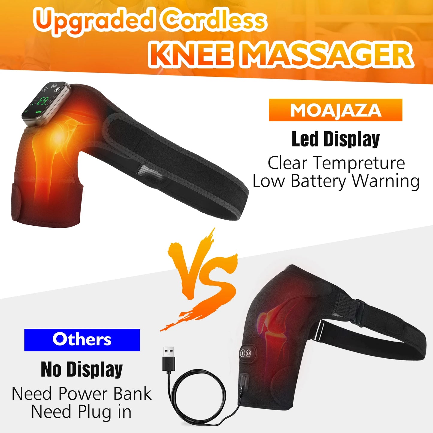 PASTSKY Rechargeable Shoulder Massager With Heating And Vibration