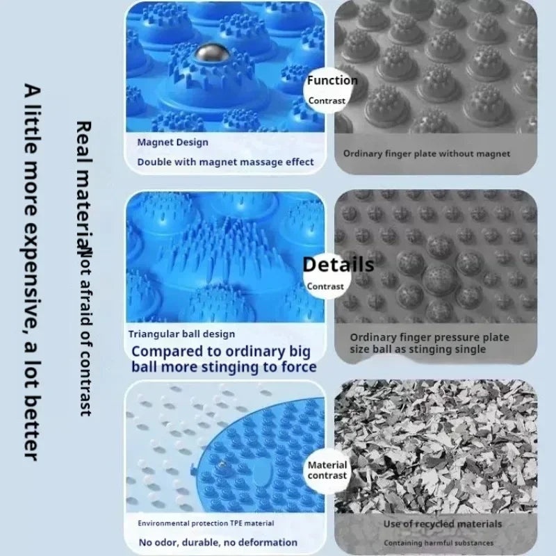 High Concerned Therapeutic Foot Yoga Massage Acupressure Board Mat Physiotherapy