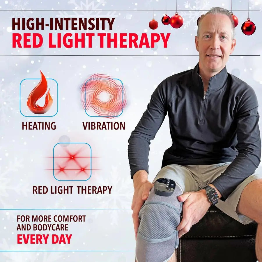 Knee Massager With Heat And Infrared Light Therapy Cordless