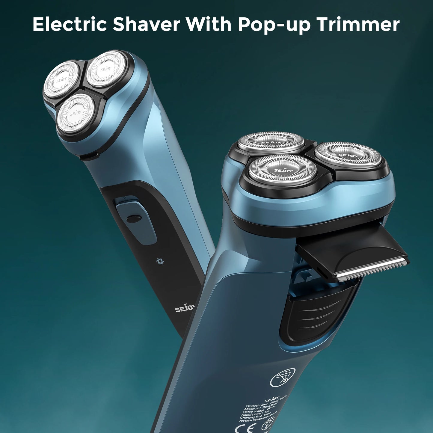 Sejoy 3D Floating Rechargeable Electric Shaver for Men