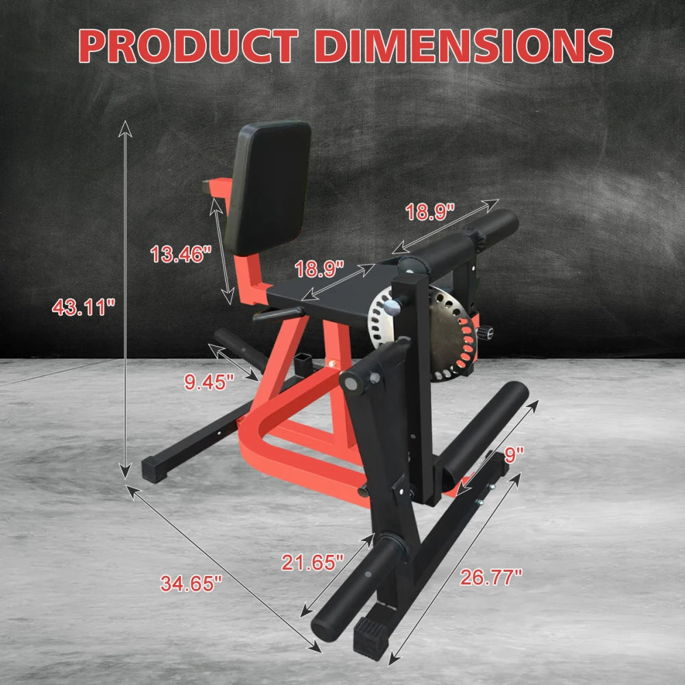Adjustable Leg Extension And Curl Machine For Home Gym Workouts