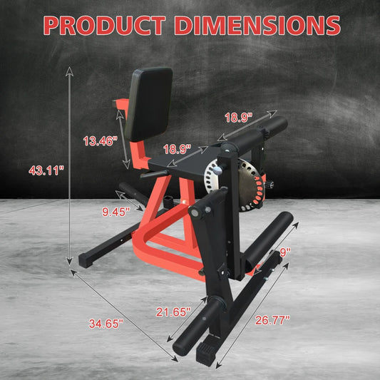 Adjustable Leg Extension And Curl Machine For Home Gym Workouts