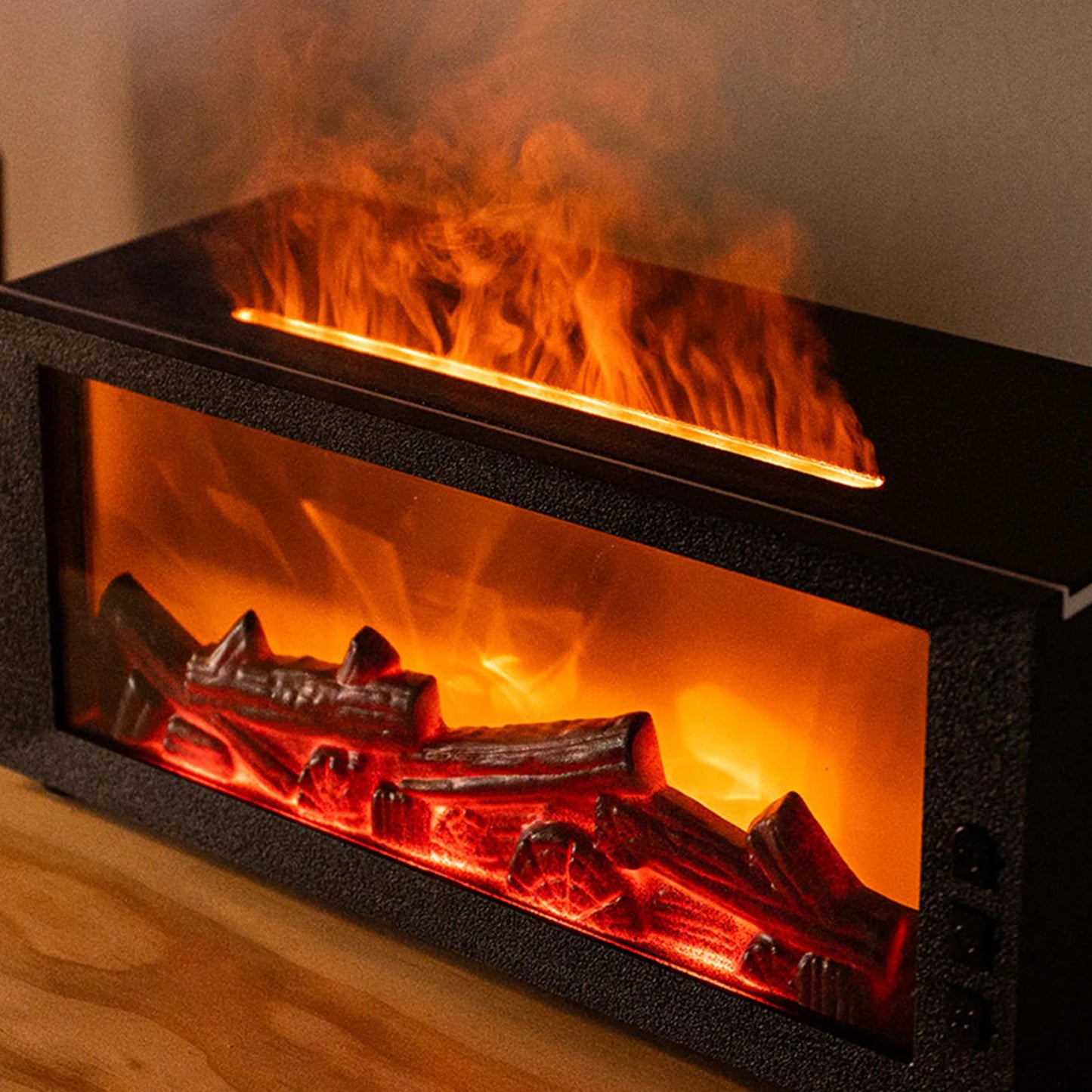 Flame Air Diffuser Humidifier And Aromatherapy Diffuser For Bedroom