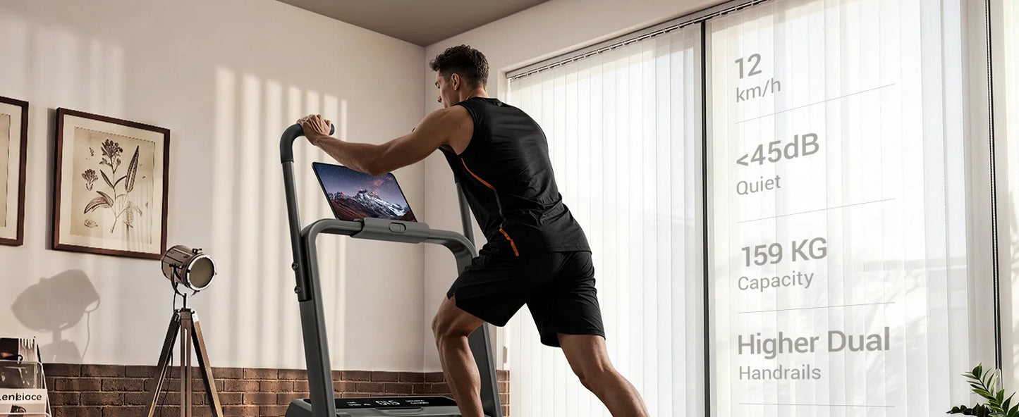 UMAY Folding Treadmill With 15 Percent Incline And 3.0HP Motor