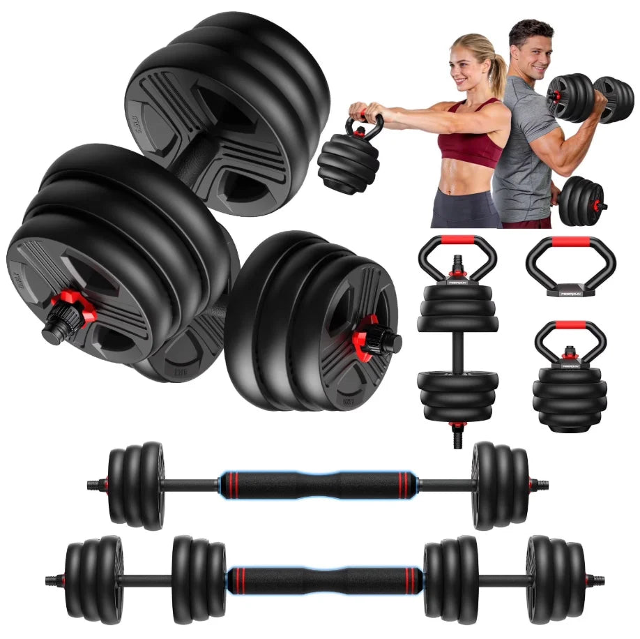 FED Fitness FITPLAM 5 In 1 Adjustable Dumbbell Set 90LB