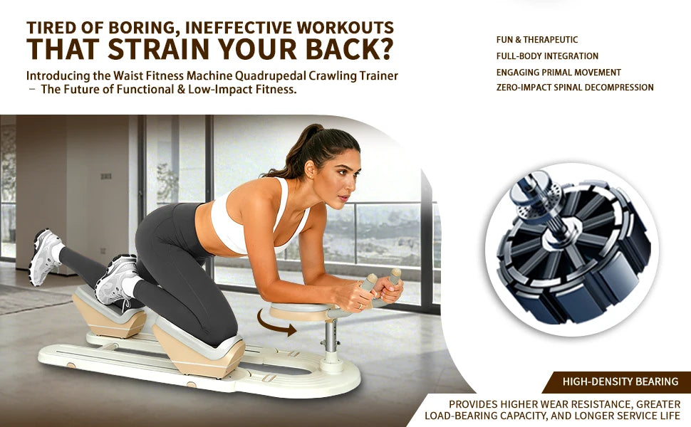 Spine Twist And Stretch Trainer Low Impact Home Gym Equipment