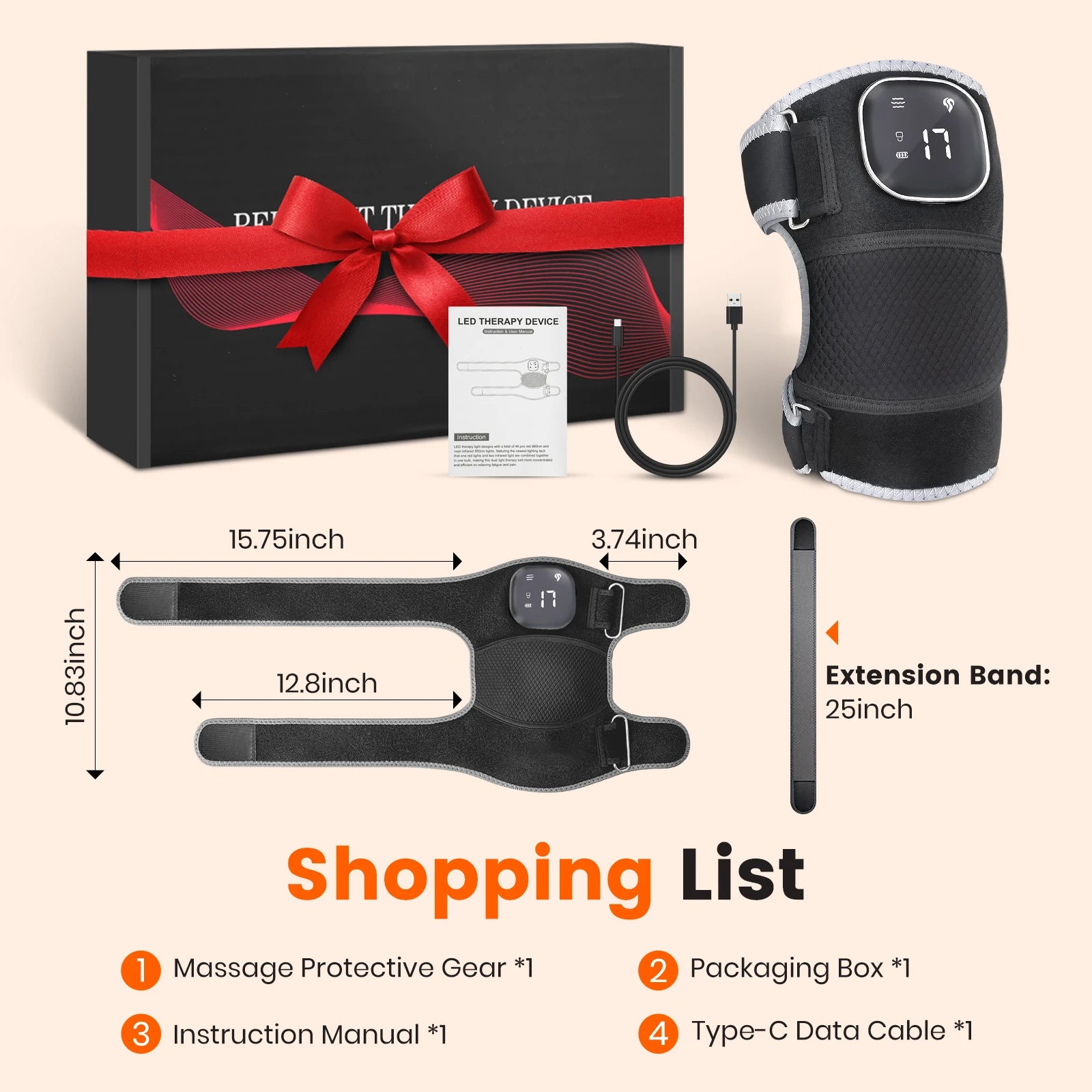 Red Light Knee Massager