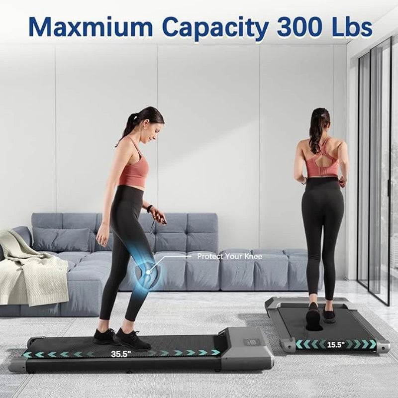 Superun 2.5 HP Home Treadmill 2in1 Walking Running