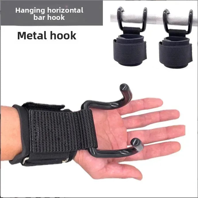 Non-Slip Weight Lifting Hook Straps For Deadlift And Pullups