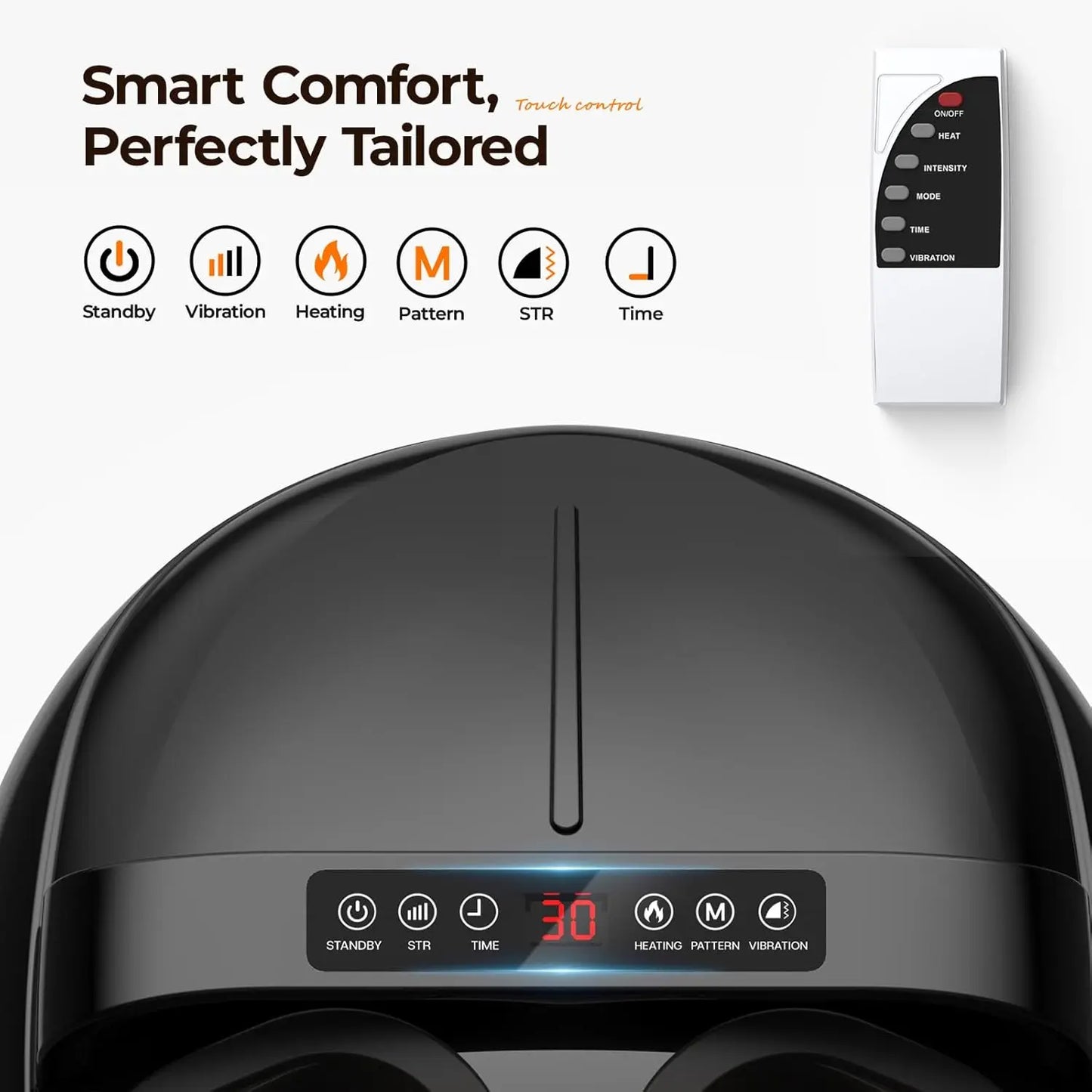 HTM Shiatsu Foot Massager With Air Pressure 9 Levels