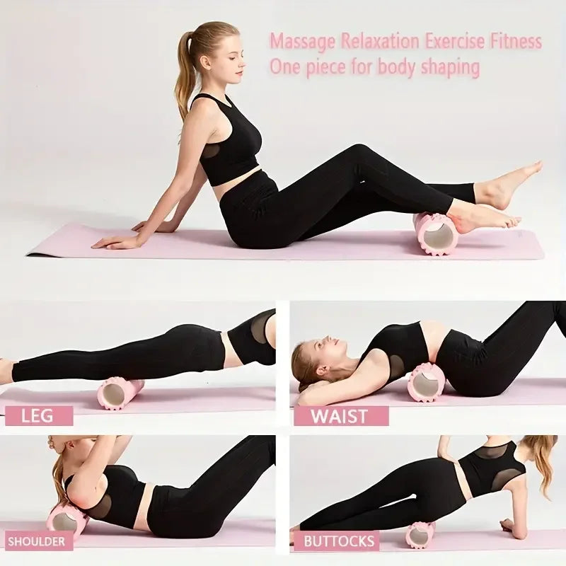 High-Concerned Foam Massage Roller Hollow Yoga Column for Intense-Deep-Muscle Recovery
