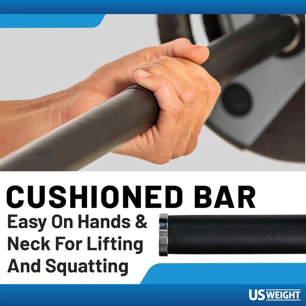 Adjustable Weight Set For Home Gym Bar And Accessories
