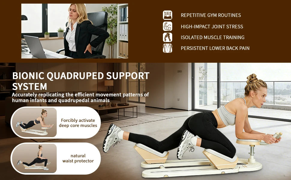Spine Twist And Stretch Trainer Low Impact Home Gym Equipment