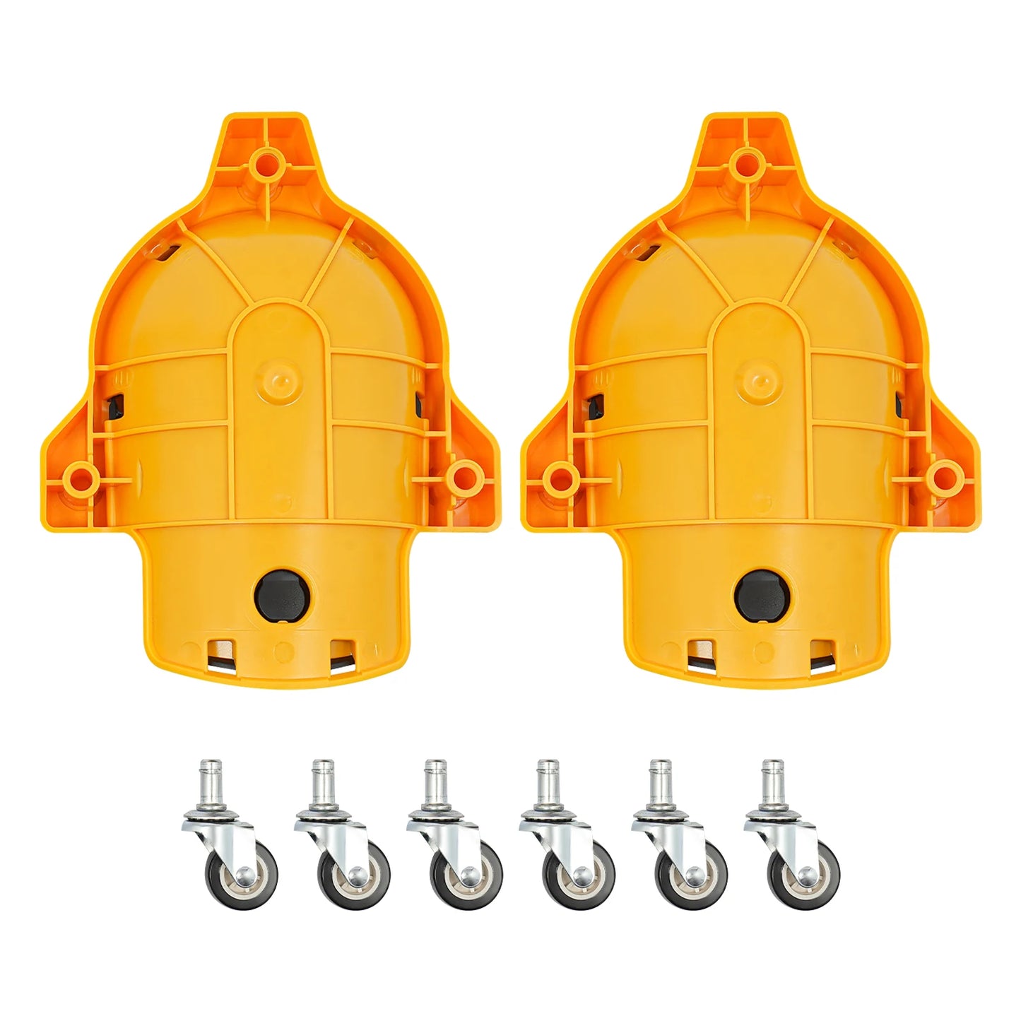 Rolling Knee-Pads With Advanced Three-Wheeled Sliding Mechanism And Adjustable Straps