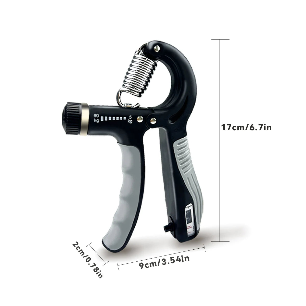 Grip Strength Trainer Adjustable Hand Grip Strengthener For Forearm Rehab