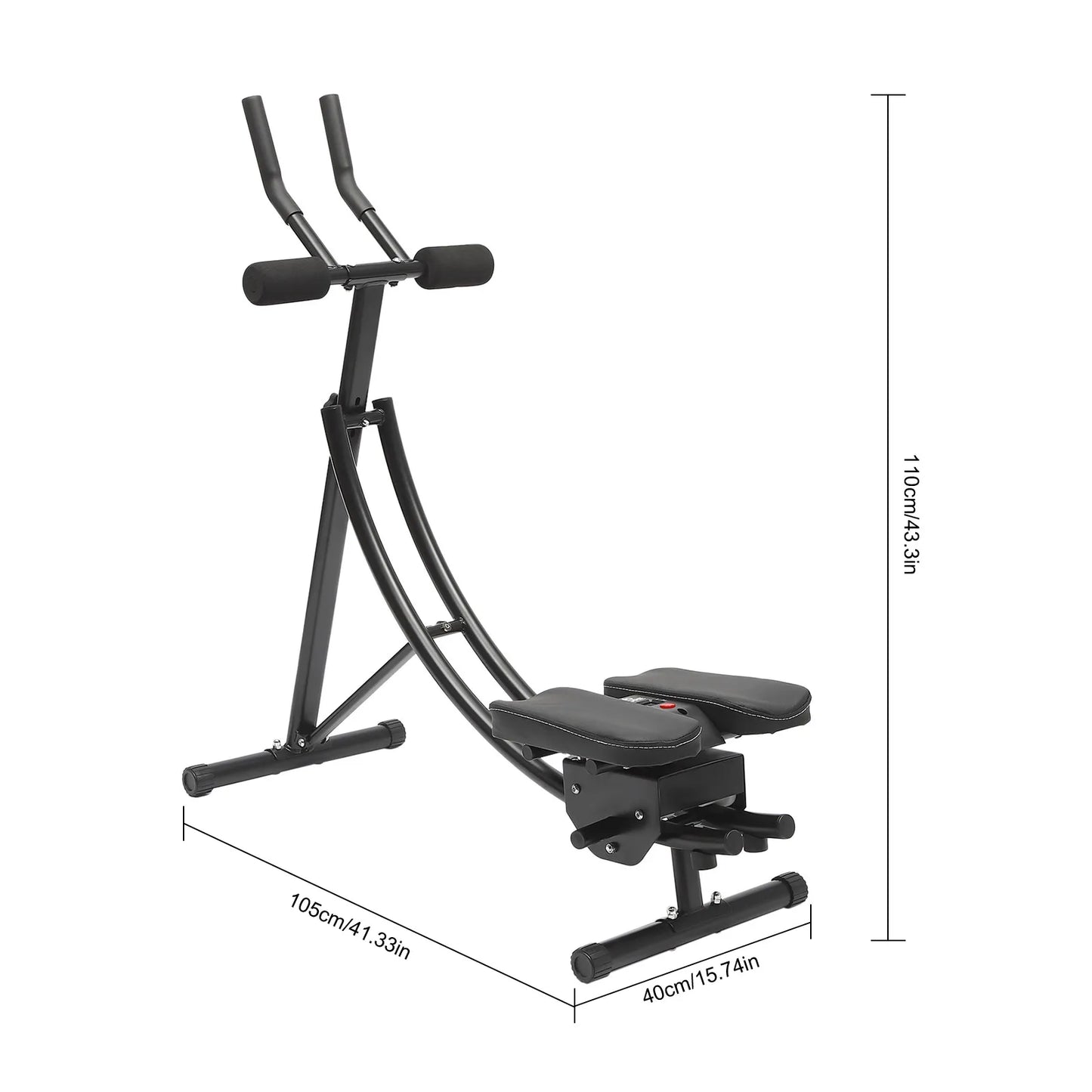 Hign-Concerned Adjustable Ab Machine With 3-Level Settings