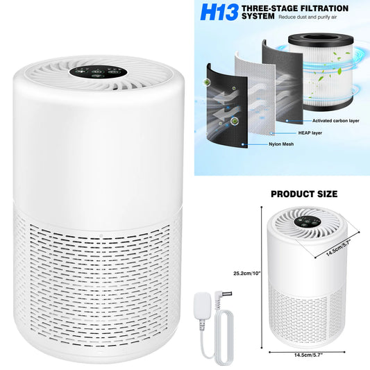 DayPlus Advanced Home Air Purifier With H13 True HEPA FiltrationPetOdorElimination