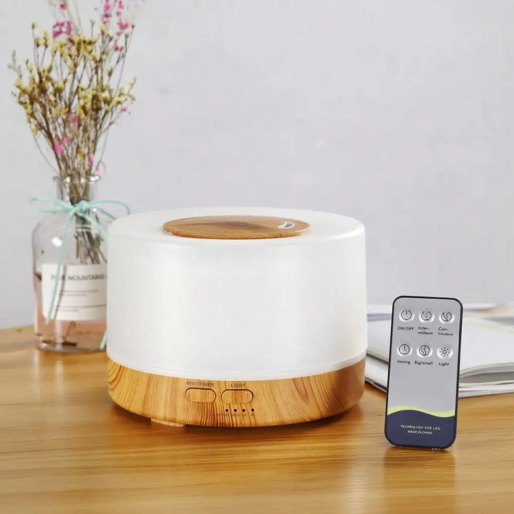 Send 6 Oils,500ML Aroma Diffuser, 7 Color LED Humidifier, Ultrasonic Quiet Operation, Large Rooms.sv25060602088831083
