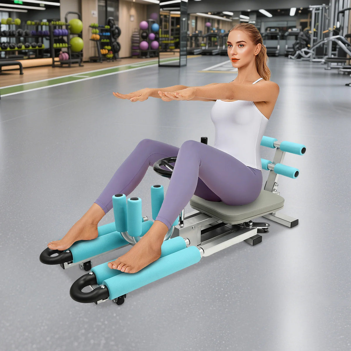 Heavy Duty Adjustable Leg Strectcher For Flexibility Stretch