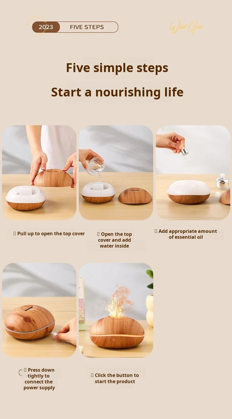 Aromatherapy Humidifier Ultrasonic Diffuser Aroma Mist Maker