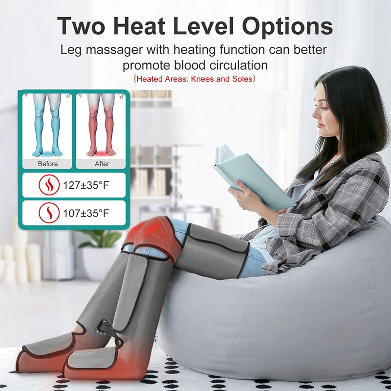 Nekteck Foot Air Pressure Leg Massager Promotes Blood Circulation