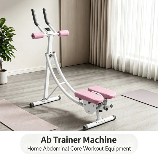 Ab Trainer Machine With LED Display And Foldable Core Trainer