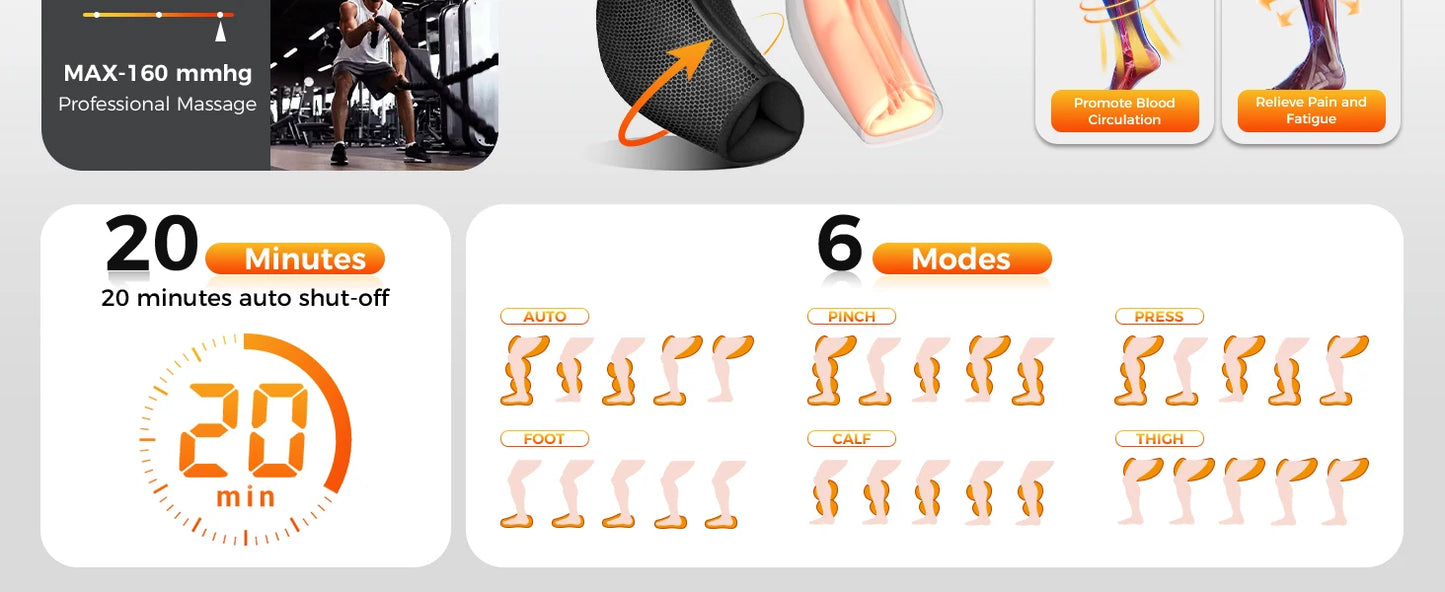 Air Compression Leg Massager