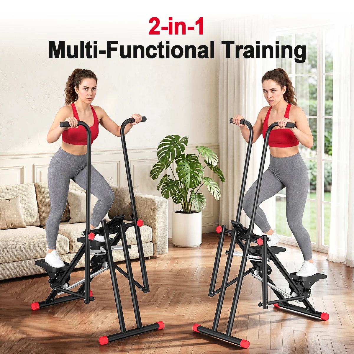 RELIFE Vertical Stair Stepper Quiet Full Body Cardio Climber