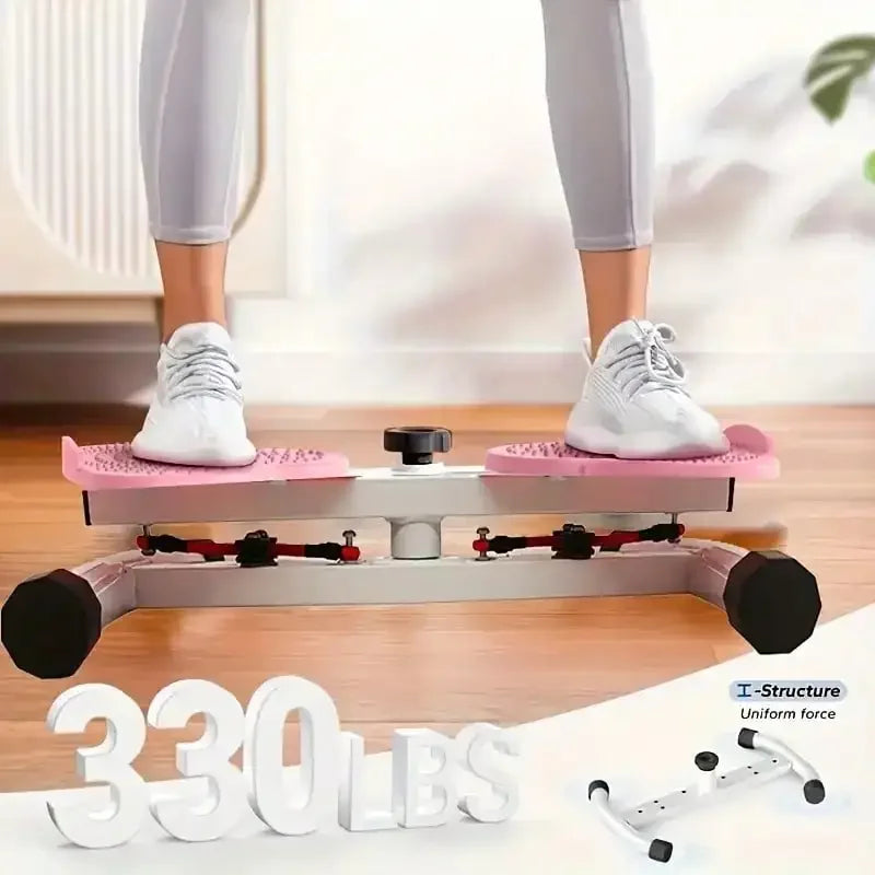 Portable Silent Waist Twisting Board For Home Fitness Core Training