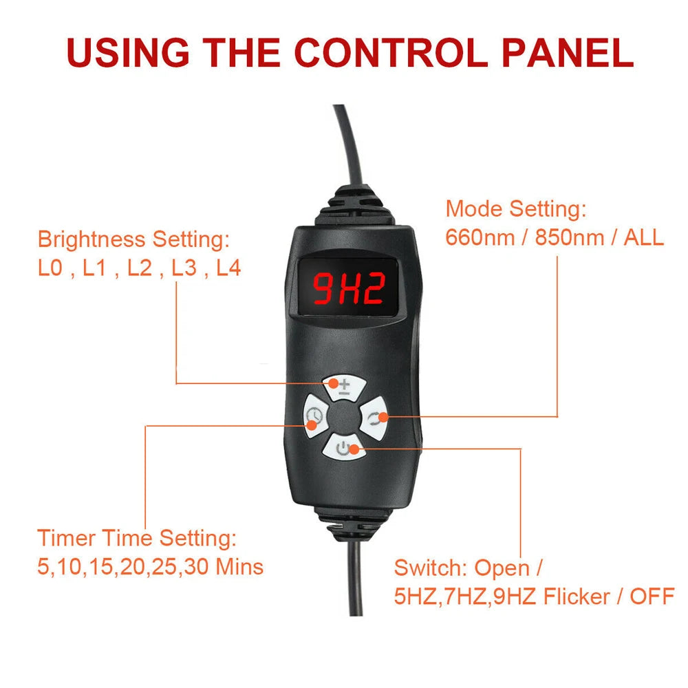 NONED Infrared LED Therapy Device For Face And Body Relief