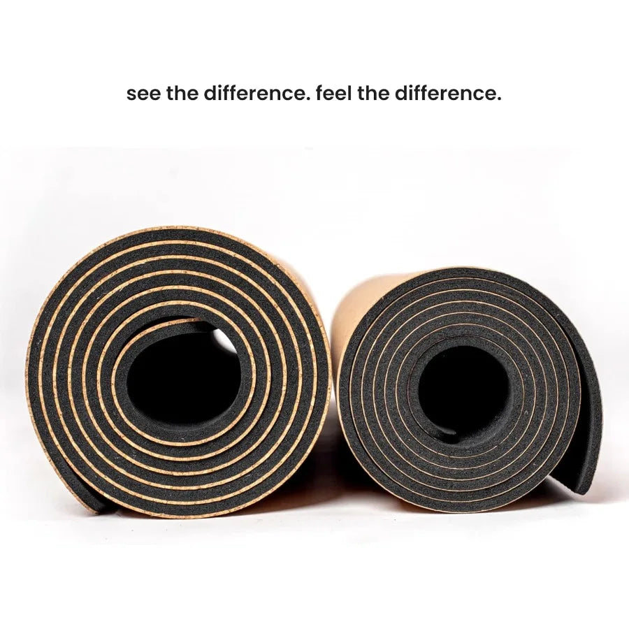 Hign-concerned CorkYogaMat For Enhanced Comfort And Superior Ergonomic Support Plus