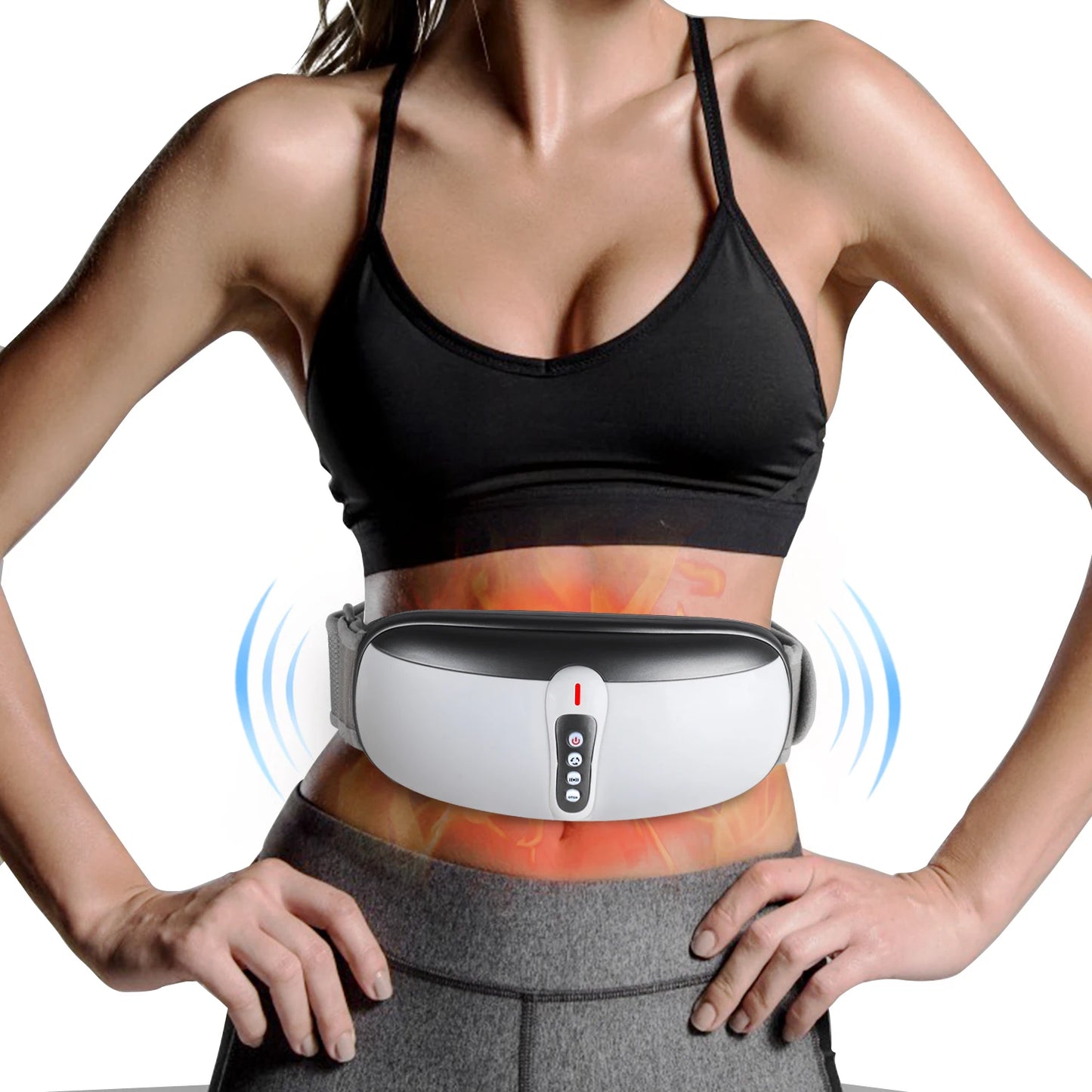 Wireless Slimming Belt Abdominal Massager With Heating And Vibration