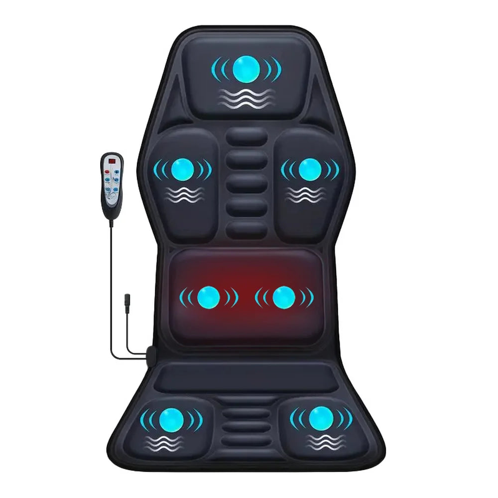 HIMOUTA Electric Back Massager Full Body Chair Cushion Heating