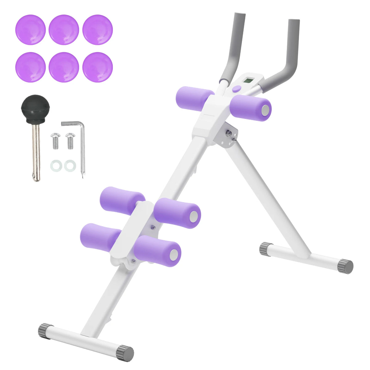 Foldable Abdominal Trainer Machine for Core Workout and Waist Toning