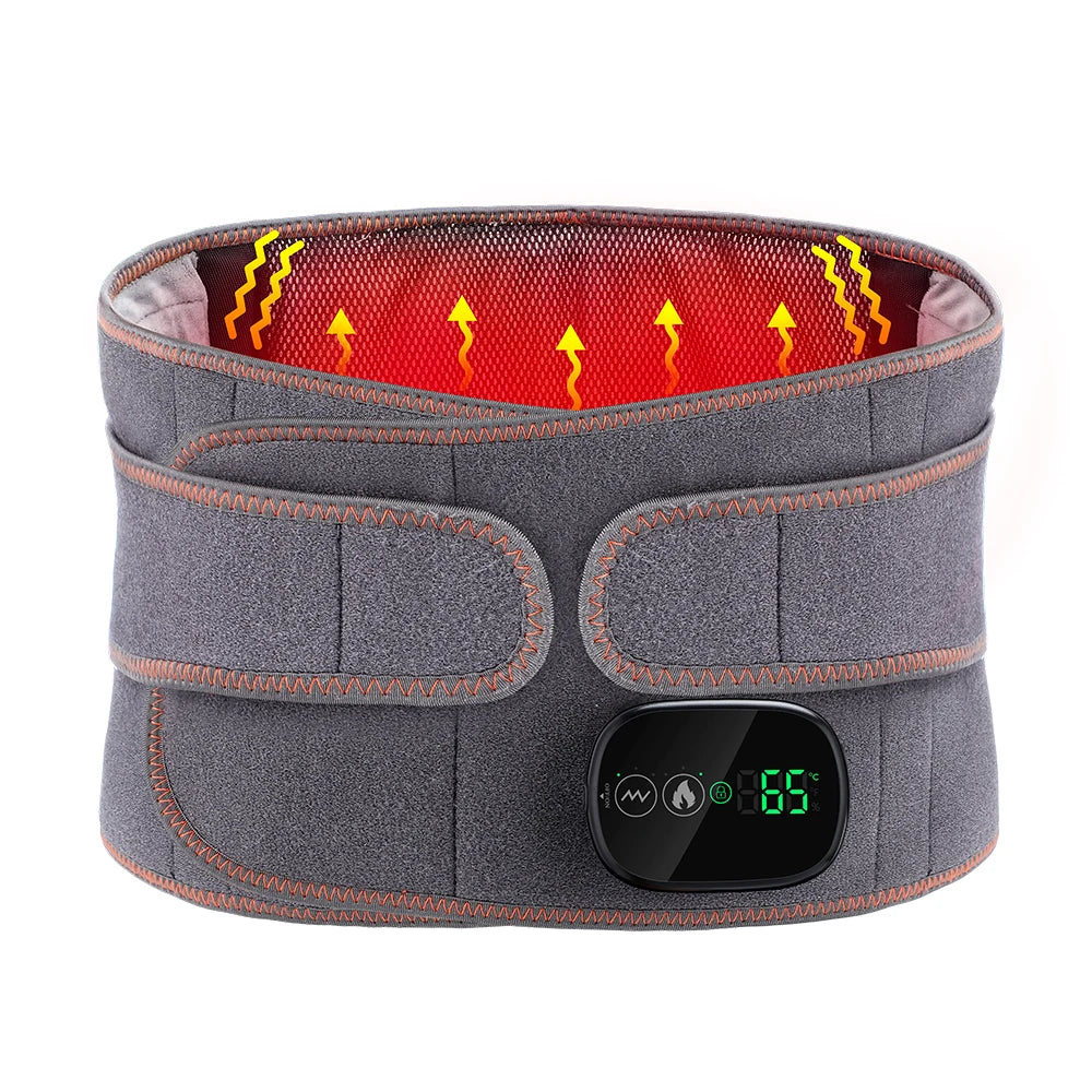 Hailicare Heating Vibration Massager Belt For Waist And Lumbar