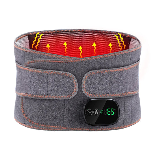 Hailicare Heating Vibration Massager Belt For Waist And Lumbar